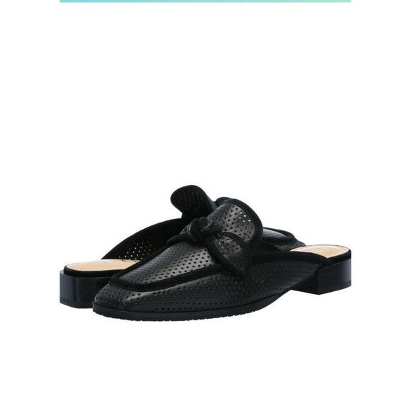 NYDJ Women's Tillie Loafer, Flat, Mule Black Size 9.5. Ws323 - Picture 1 of 7